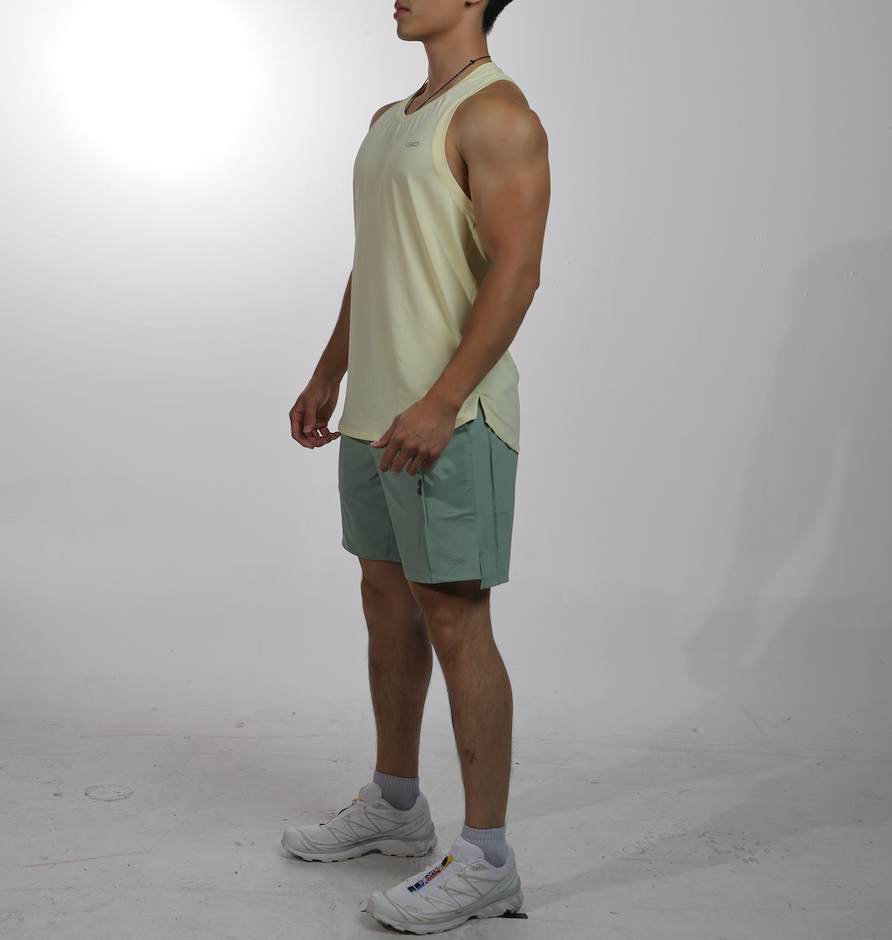 Ease Lineless 7" Shorts in Mint Green - Inner Glö Apparel
