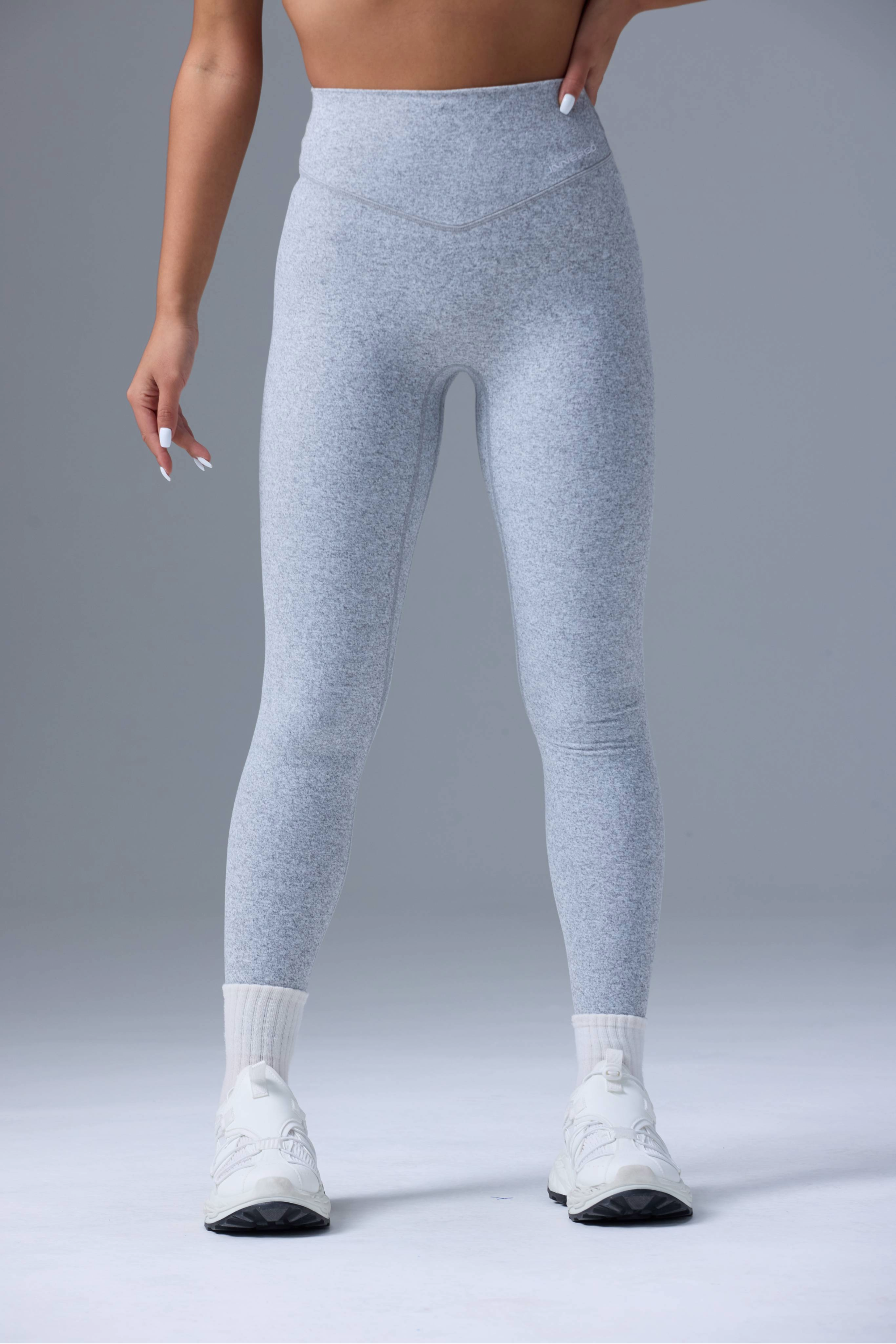 Contour Legging in Marl Grey