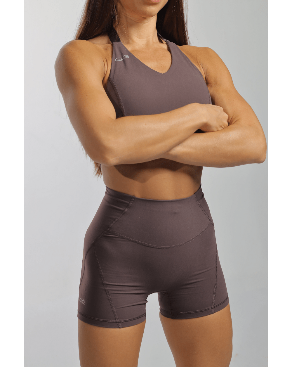 Butter V Shorts in Coffee - Inner Glö Apparel