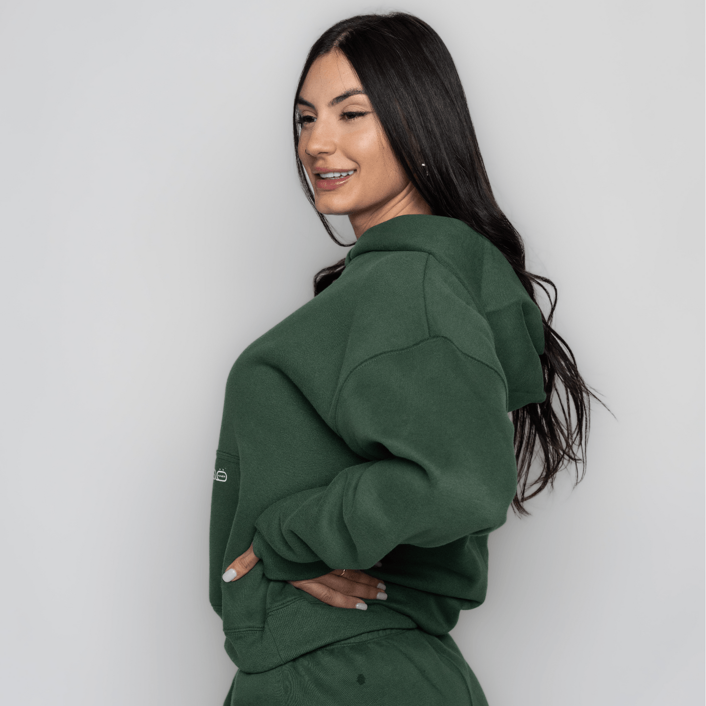 Chillout Ease Hoodie in Forest Green - Inner Glö Apparel