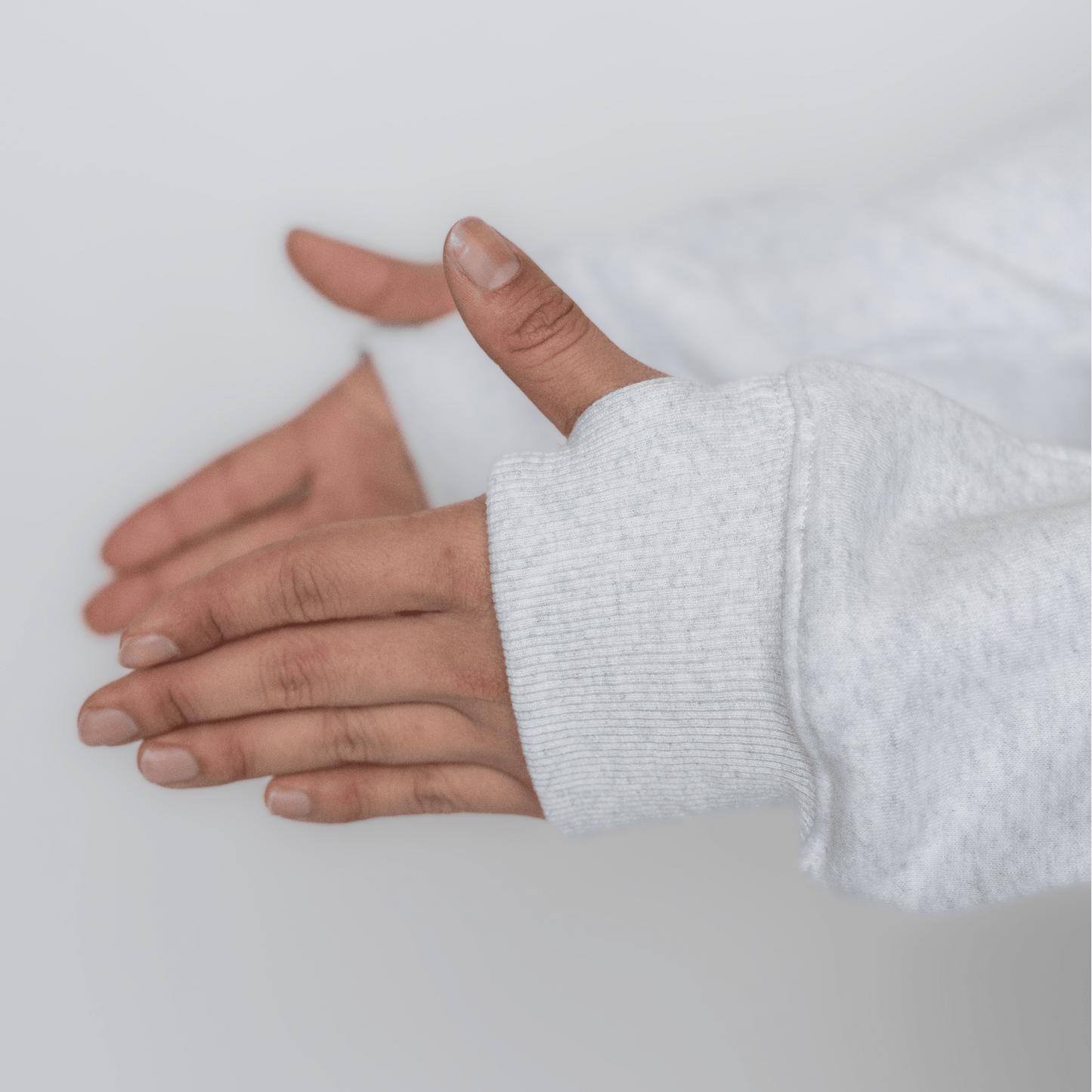 Chillout Ease Hoodie in Light Grey - Inner Glö Apparel