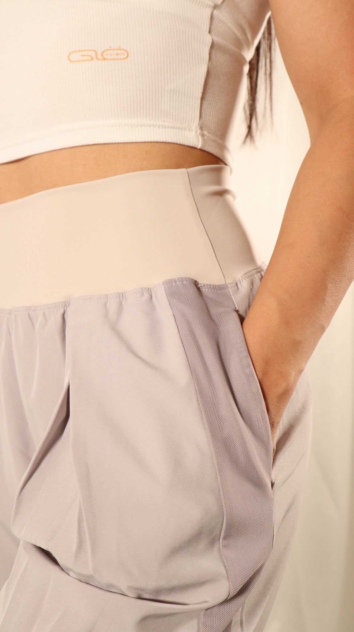High Rise Relaxed Pants in Lavender - Inner Glö Apparel