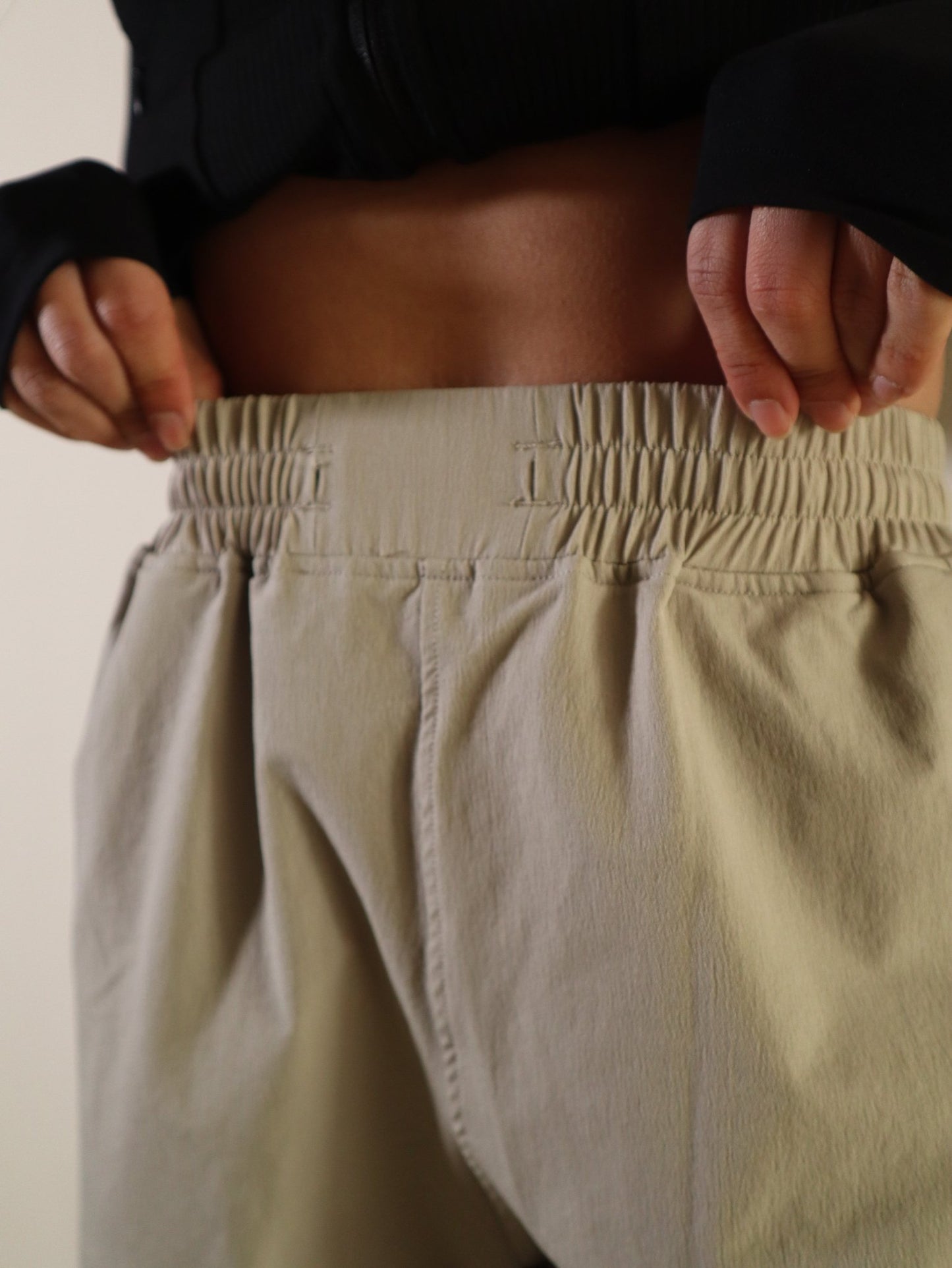 Oversized Cargo Pants in Cream - Inner Glö Apparel