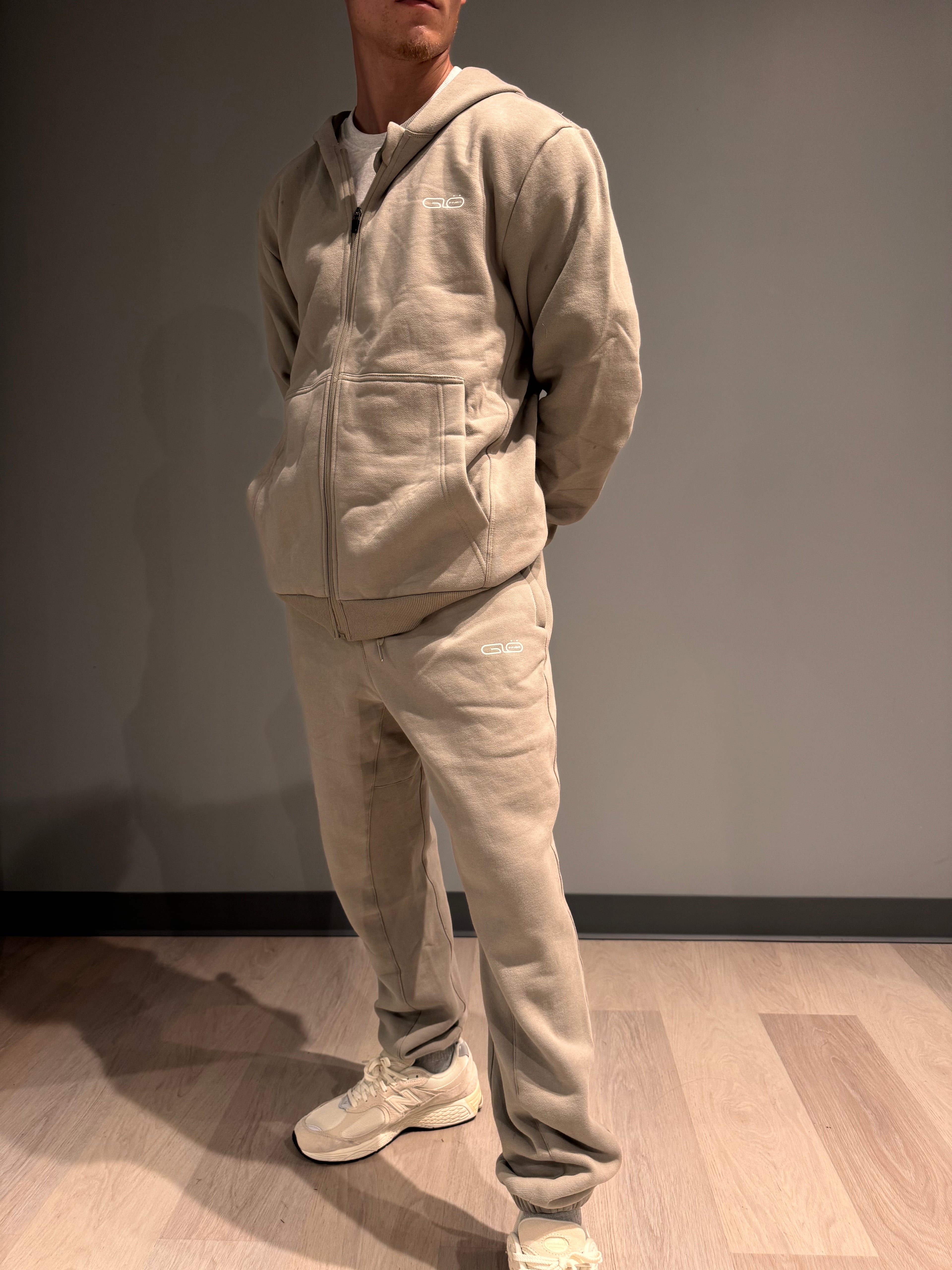 Unisex Oversized Joggers in Khaki