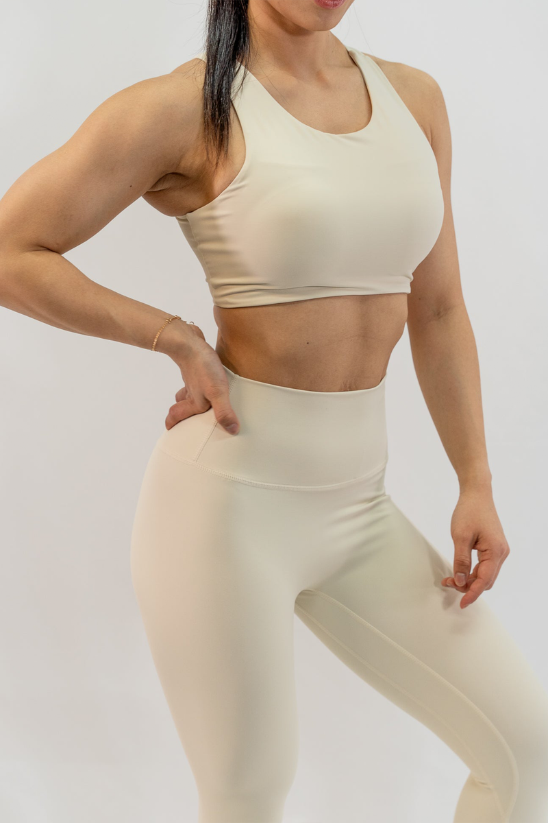 Smoove Leggings in Creamy White