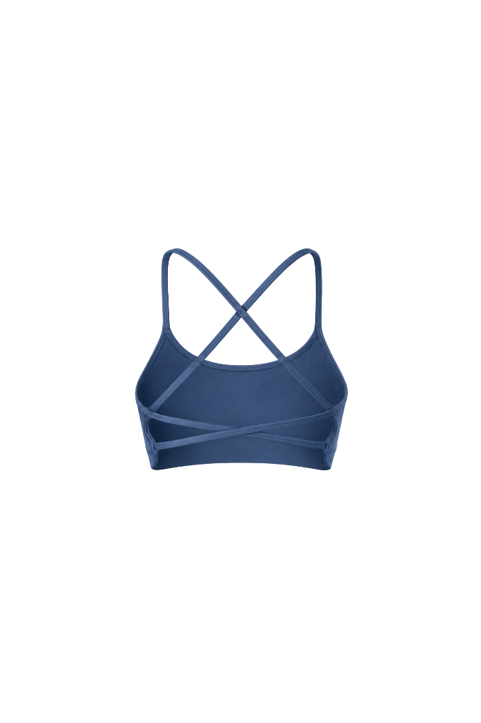 Glo Cross Back in Dusty Blue