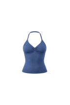 Glo Halter Tank in Dusty Blue