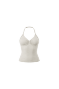Glo Halter Tank in Off White