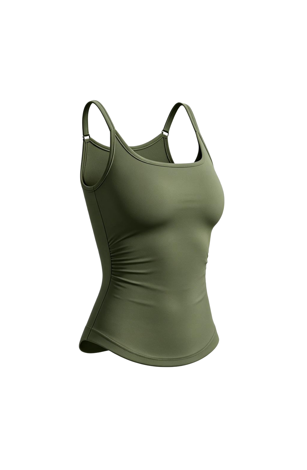 Off Duty Tank in Olive Mist
