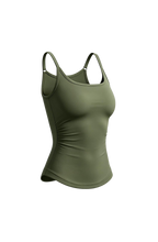 Off Duty Tank in Olive Mist