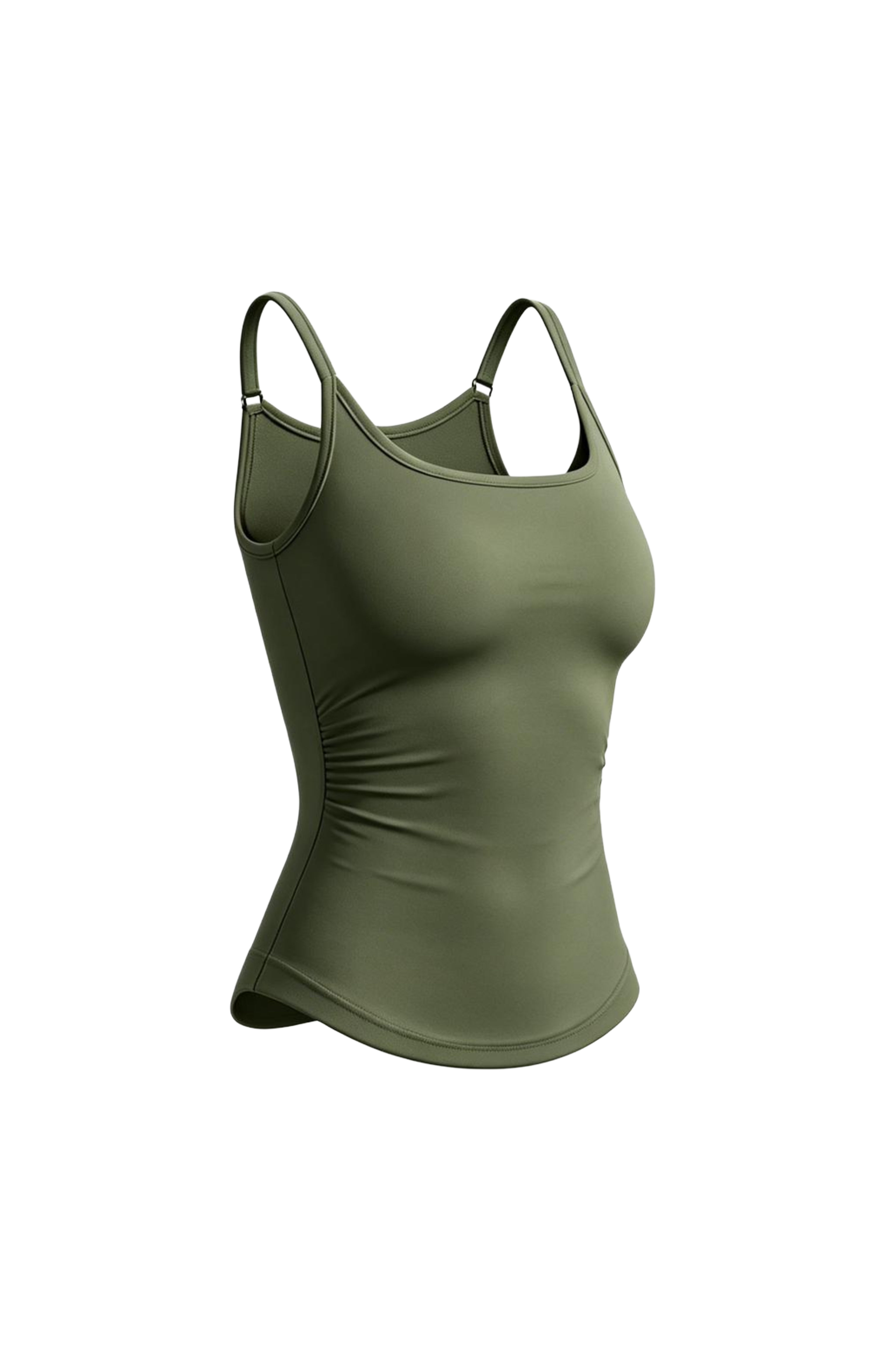 Off Duty Tank in Olive Mist