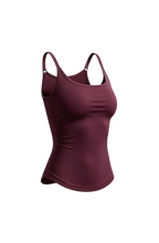 Off Duty Tank in Wine