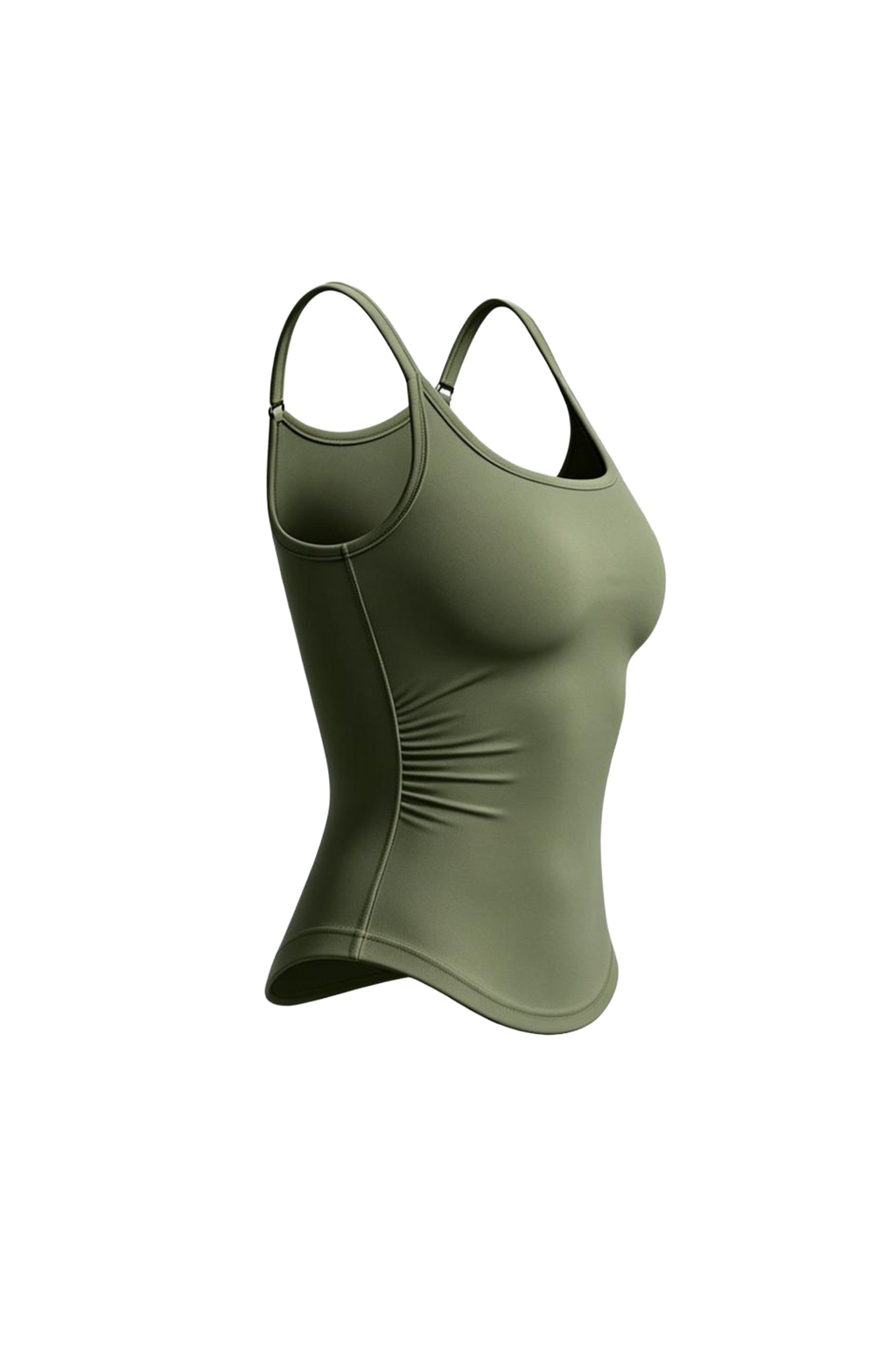 Off Duty Tank in Olive Mist