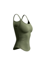 Off Duty Tank in Olive Mist