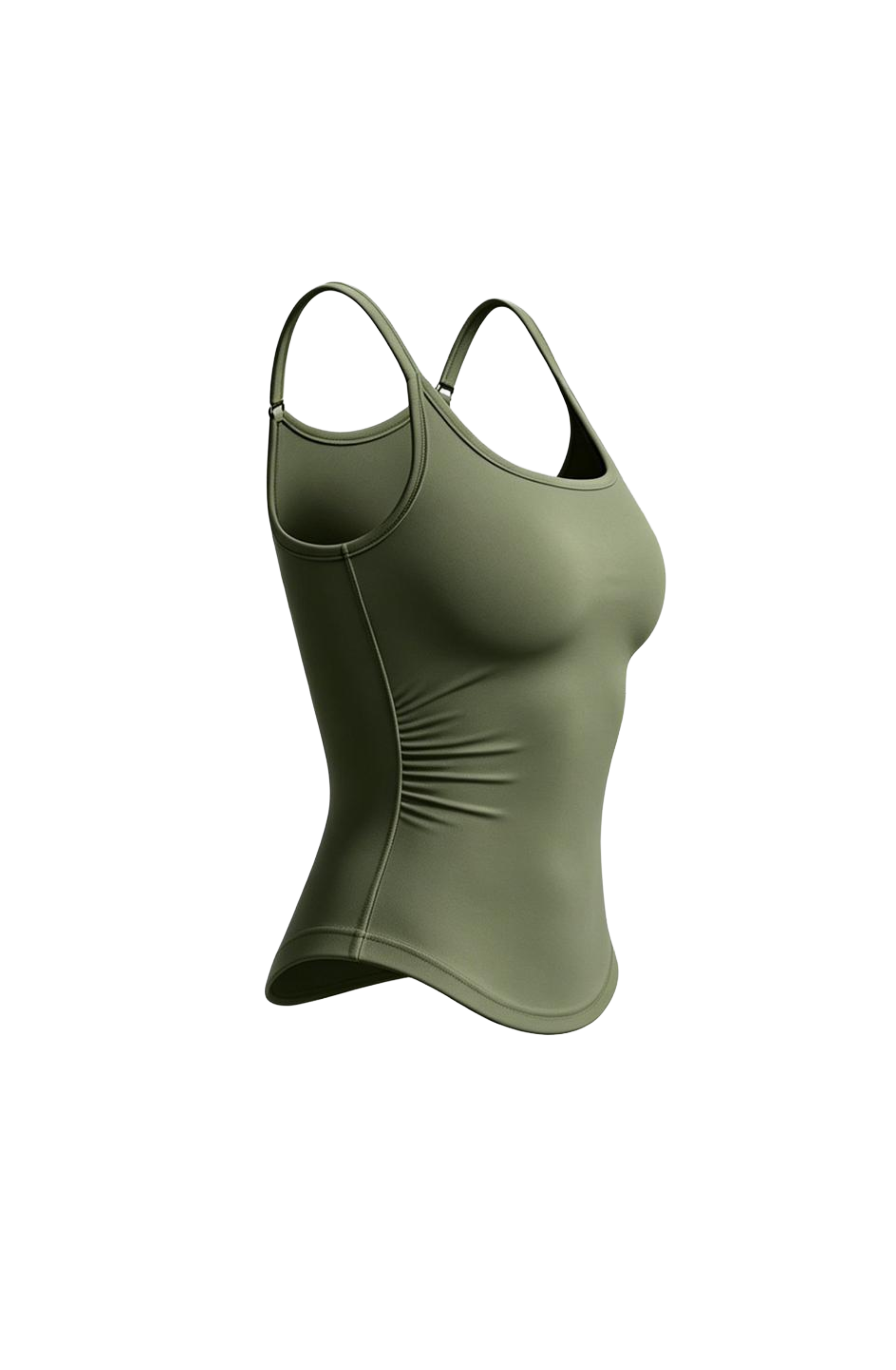 Off Duty Tank in Olive Mist
