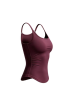 Off Duty Tank in Wine