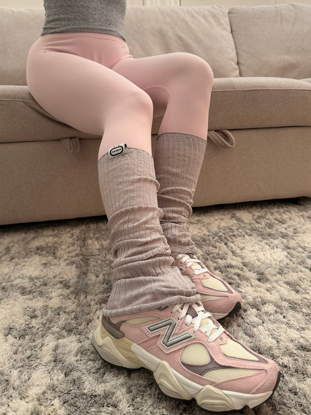 Spring/Summer Leg Warmer in Grey