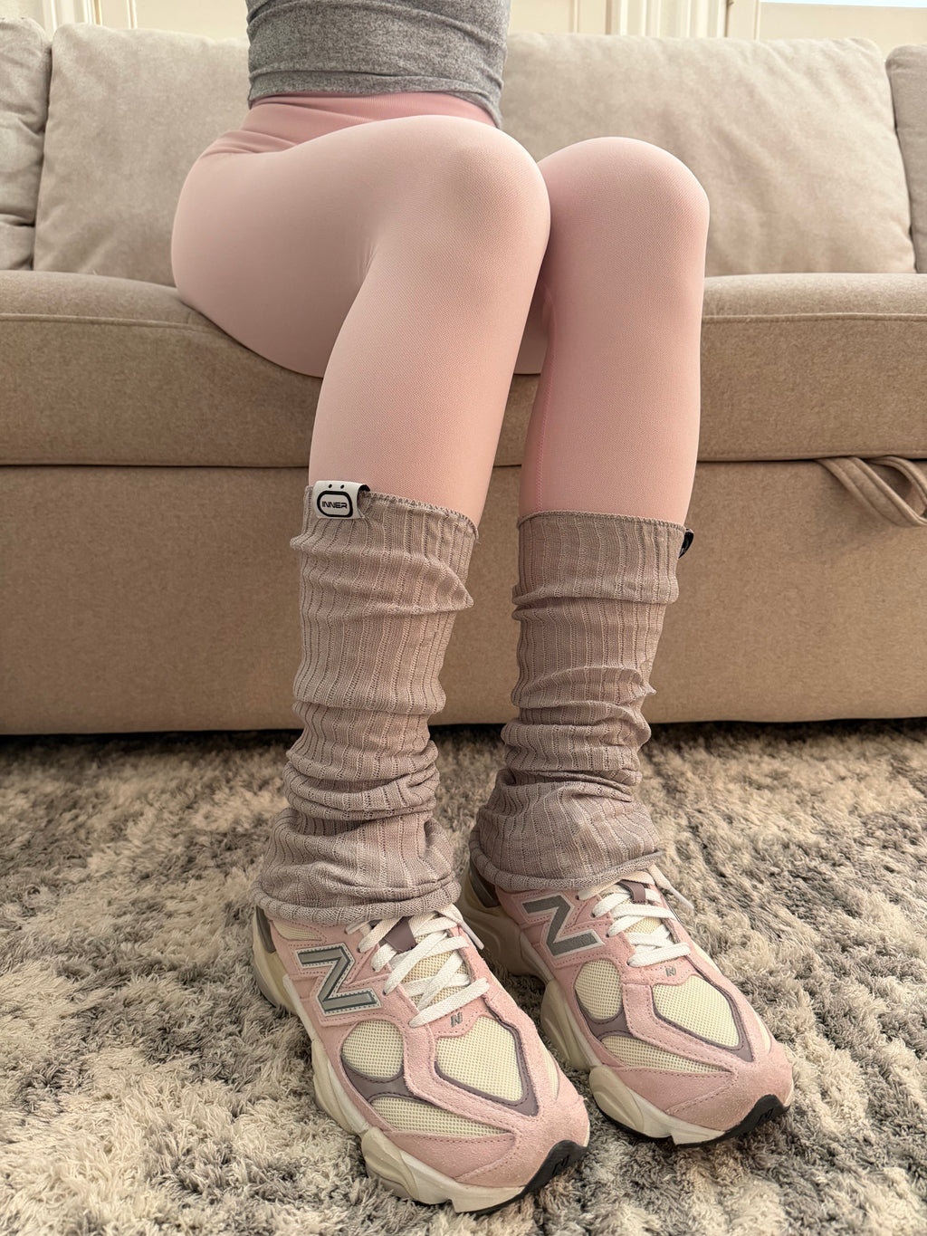 Spring/Summer Leg Warmer in Grey