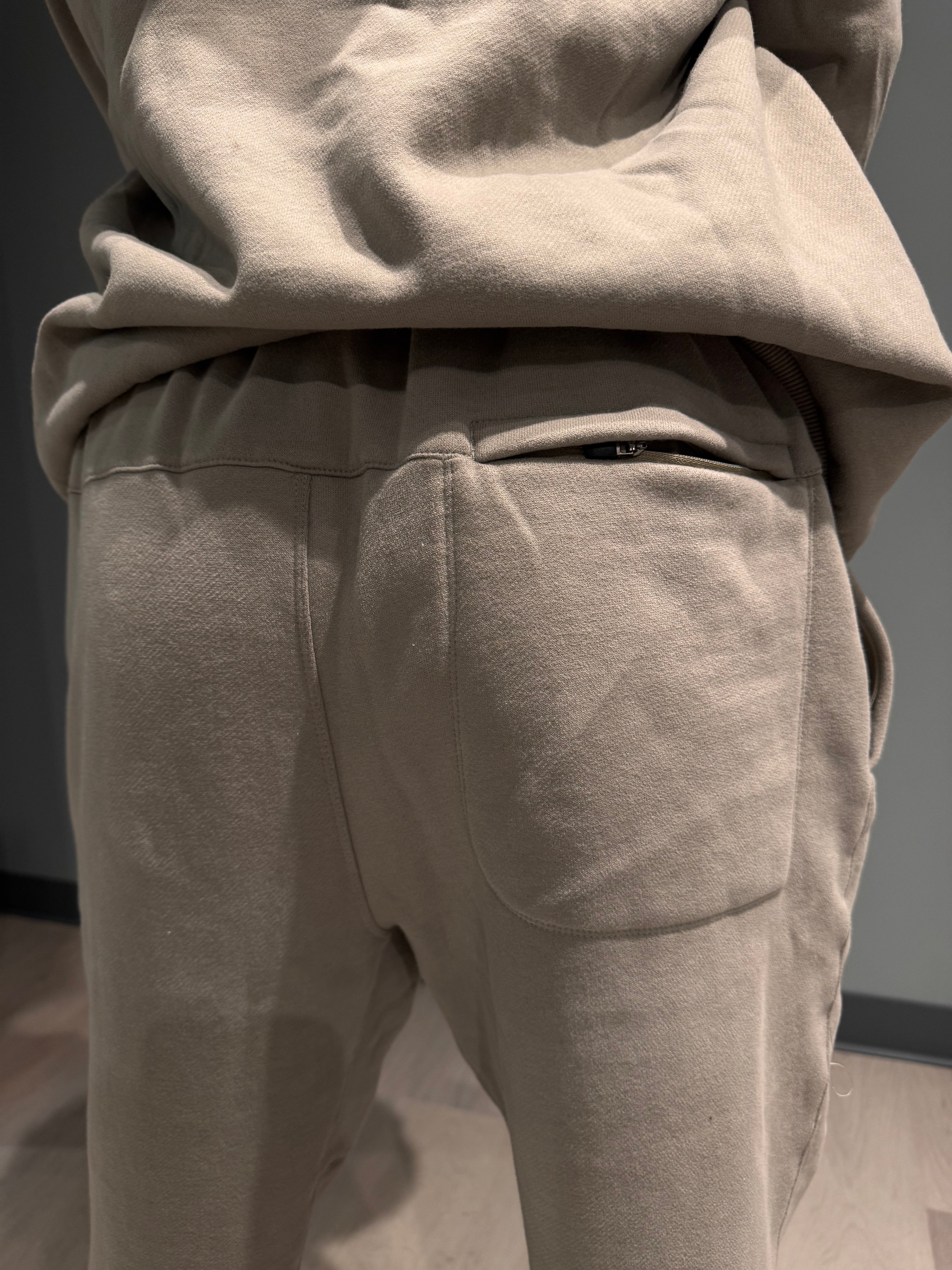 Unisex Oversized Joggers in Khaki