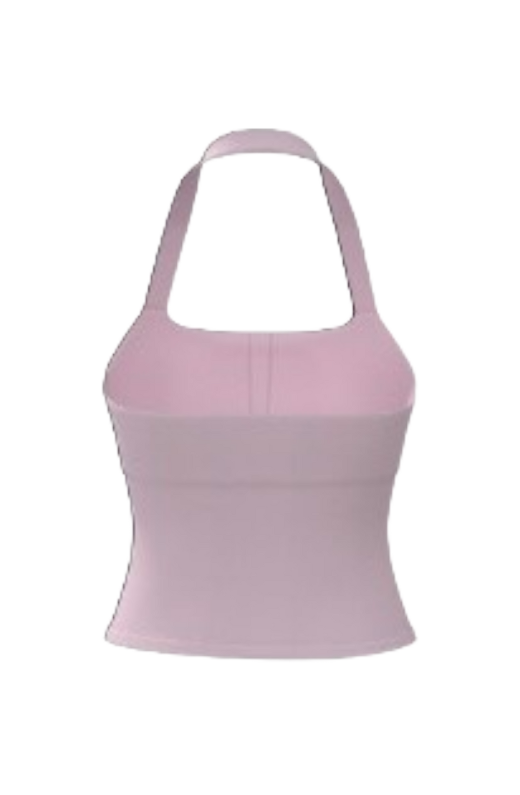 hip length halter in dusty pink