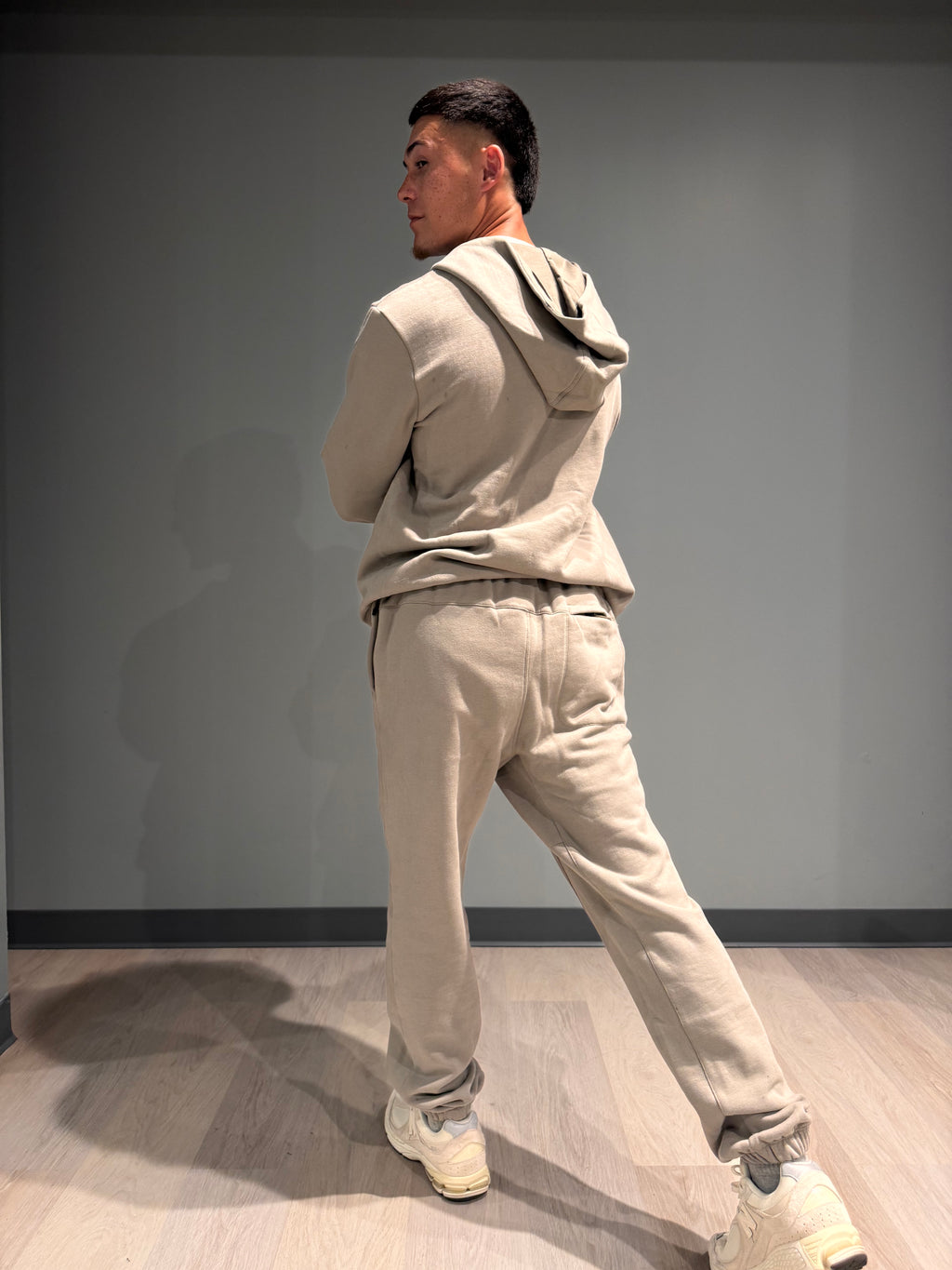 Unisex Oversized Joggers in Khaki