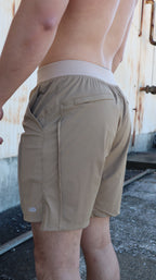 Ease Lineless 7" Shorts Khaki - Inner Glö Apparel