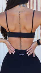 Everywear Sports Bra in Black - Inner Glö Apparel