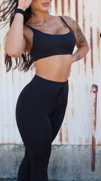Everywear Sports Bra in Black - Inner Glö Apparel