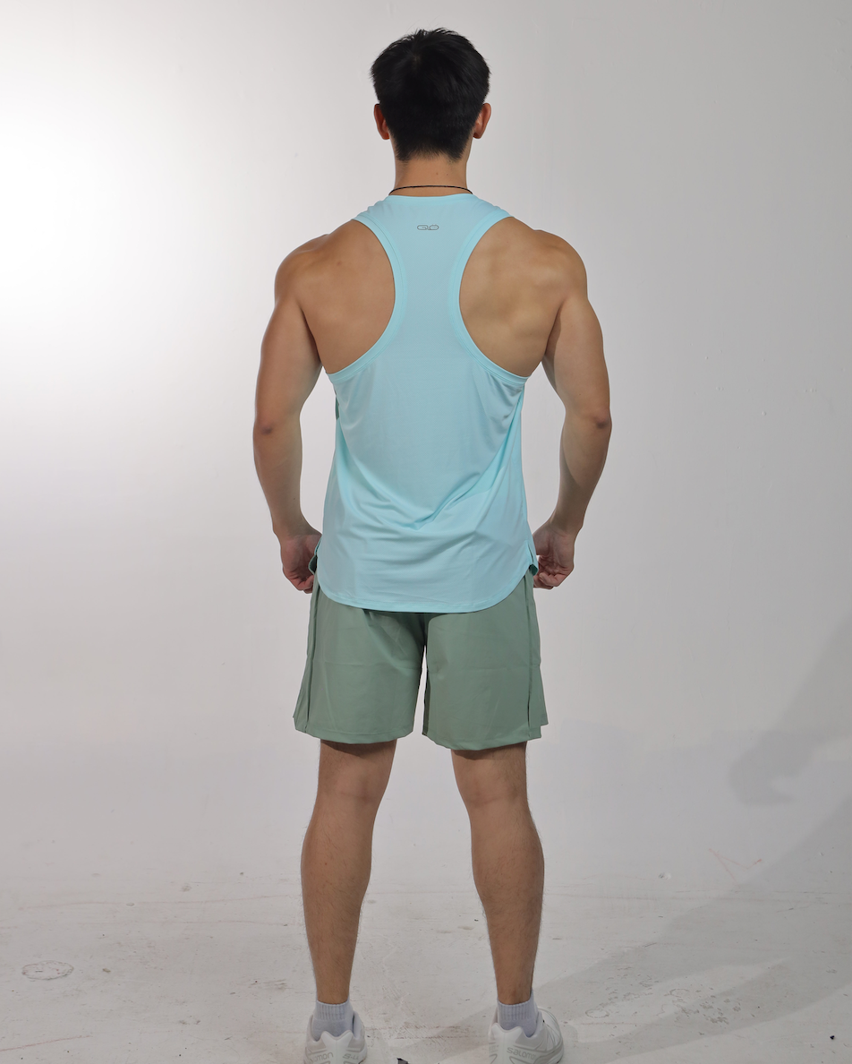 Everywear Tank in Macaroon Blue - Inner Glö Apparel