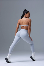 Contour Legging in Marl Grey