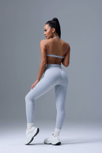 Contour Legging in Marl Grey