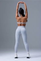 Contour Legging in Marl Grey