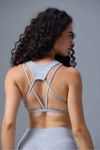 Curve Sports Bra in Marl Grey