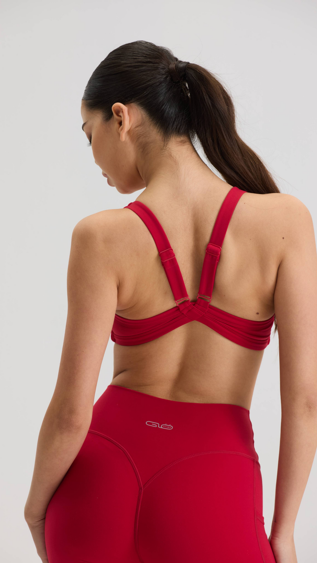 Reform Sports Bra in Cherry Red