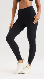 Bliss Cross Contour Leggings in Black