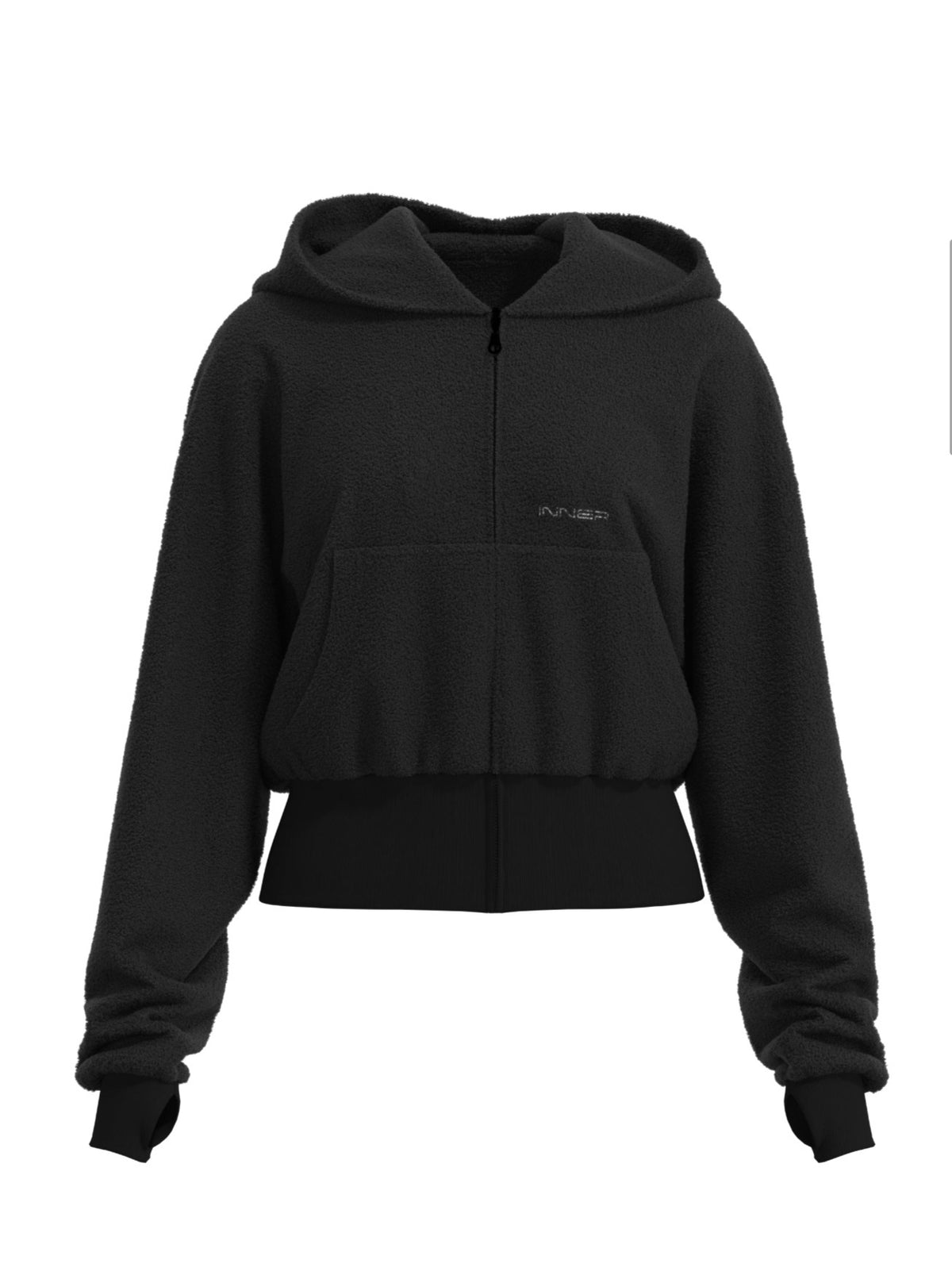 Cozy Zipped in Midnight Black