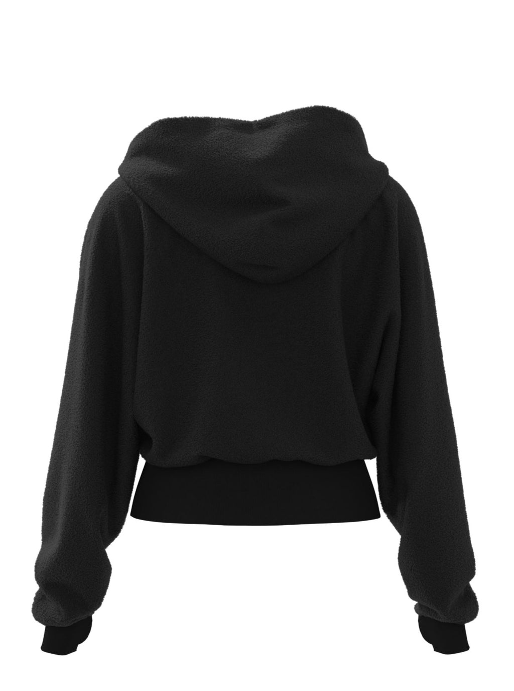 Cozy Zipped in Midnight Black