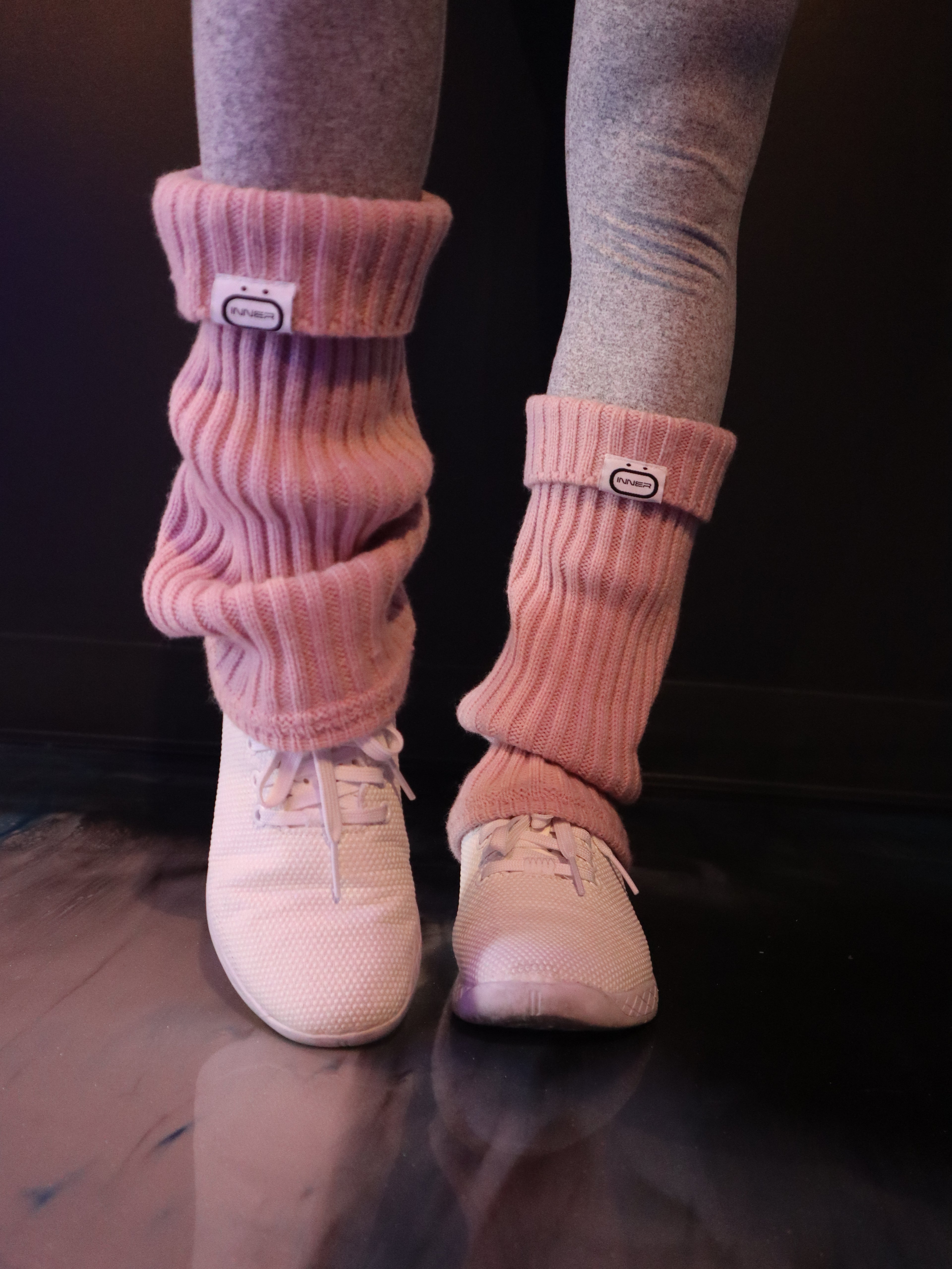 Refine Leg Warmer in Soft Pink