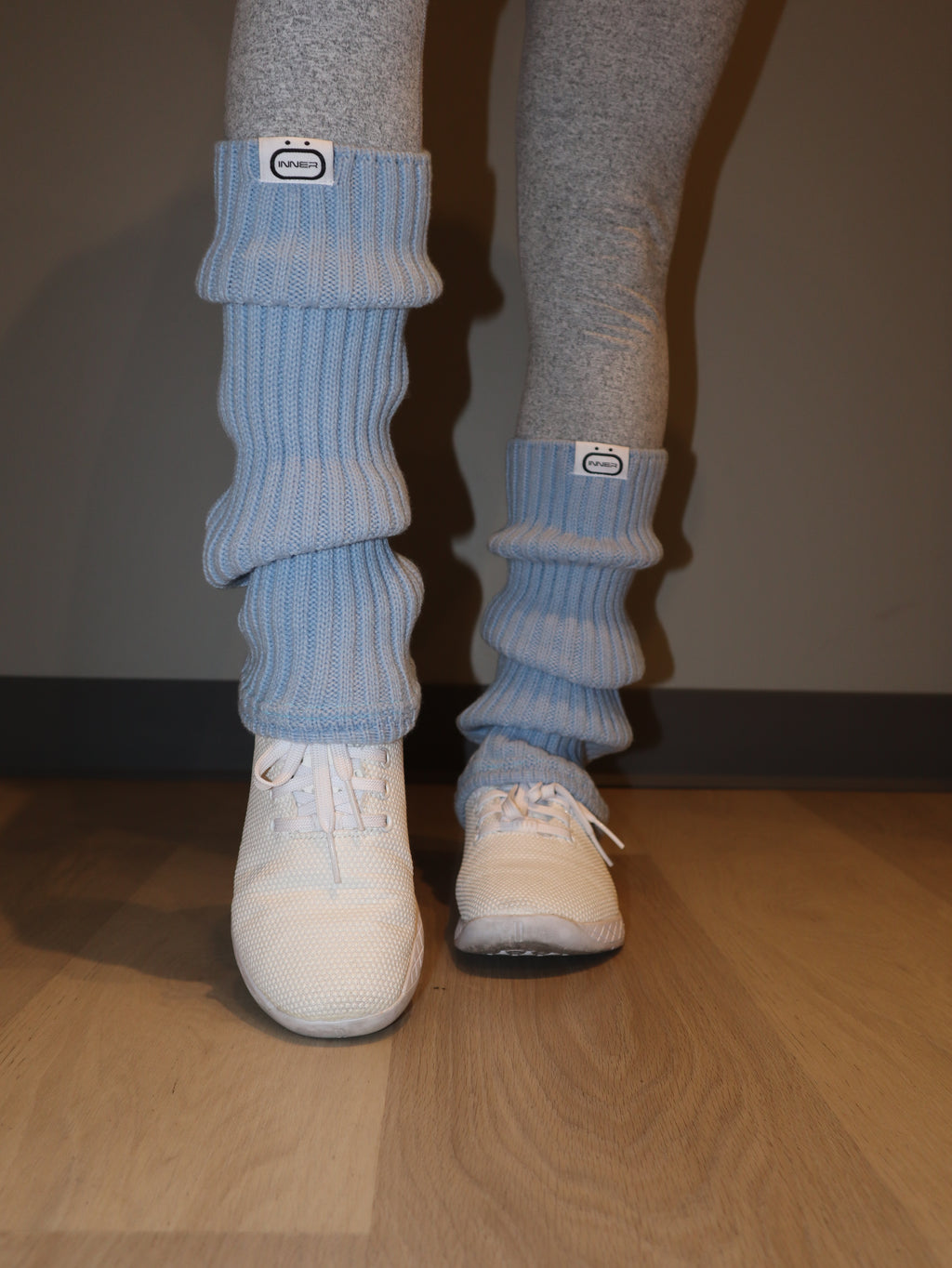 Refine Leg Warmer in Baby Blue