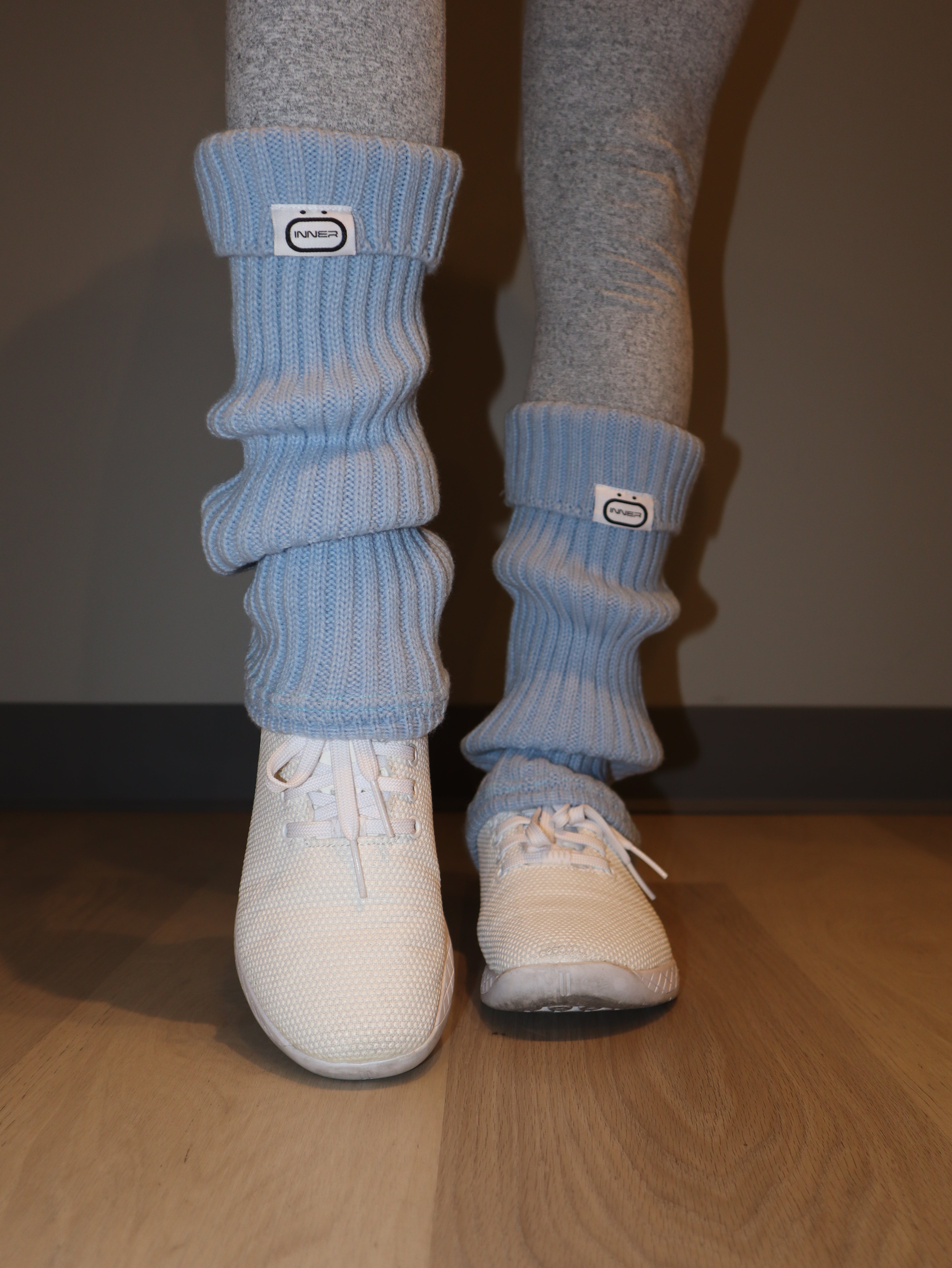 Refine Leg Warmer in Baby Blue