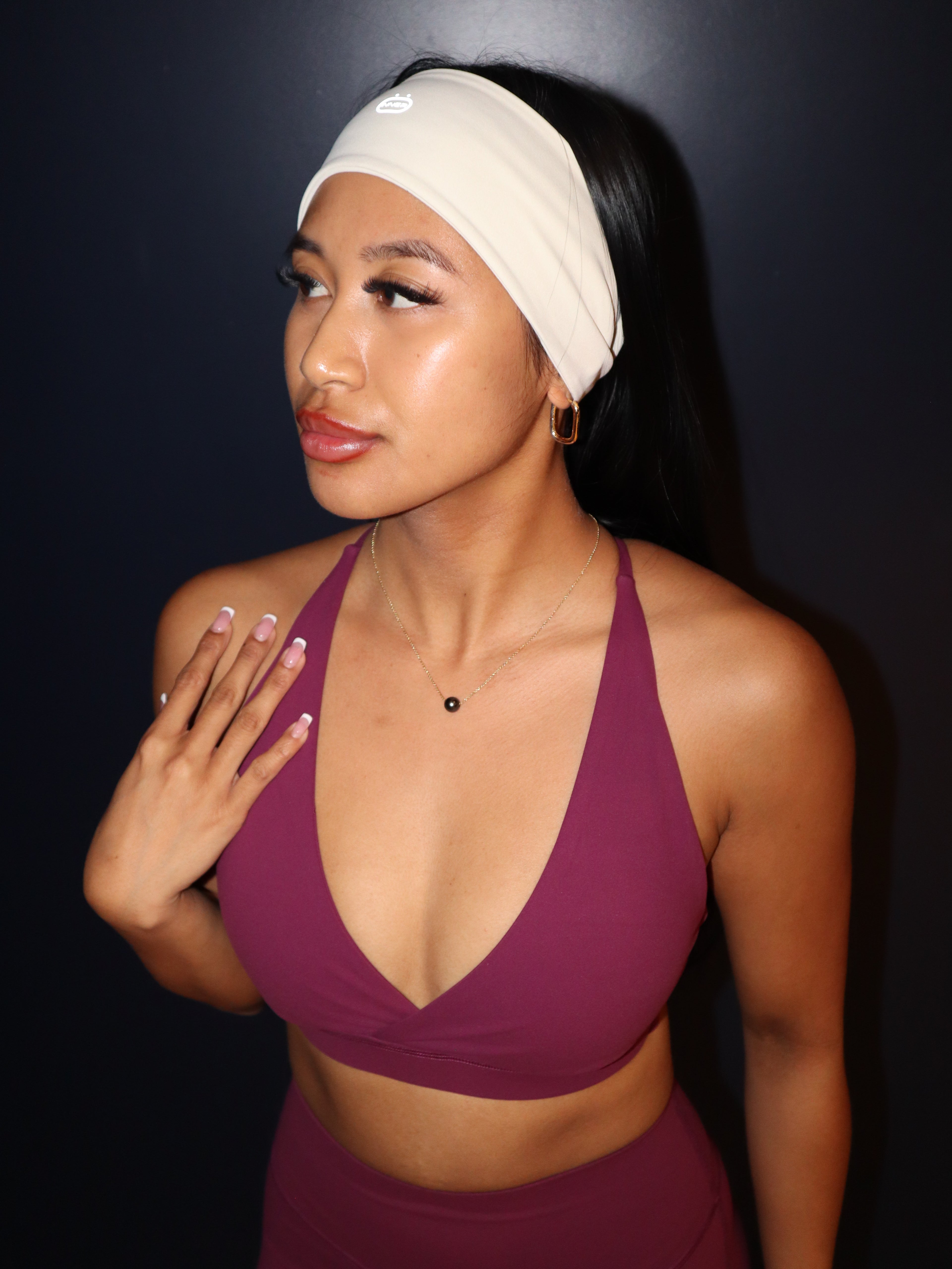 Headband in Vanilla White