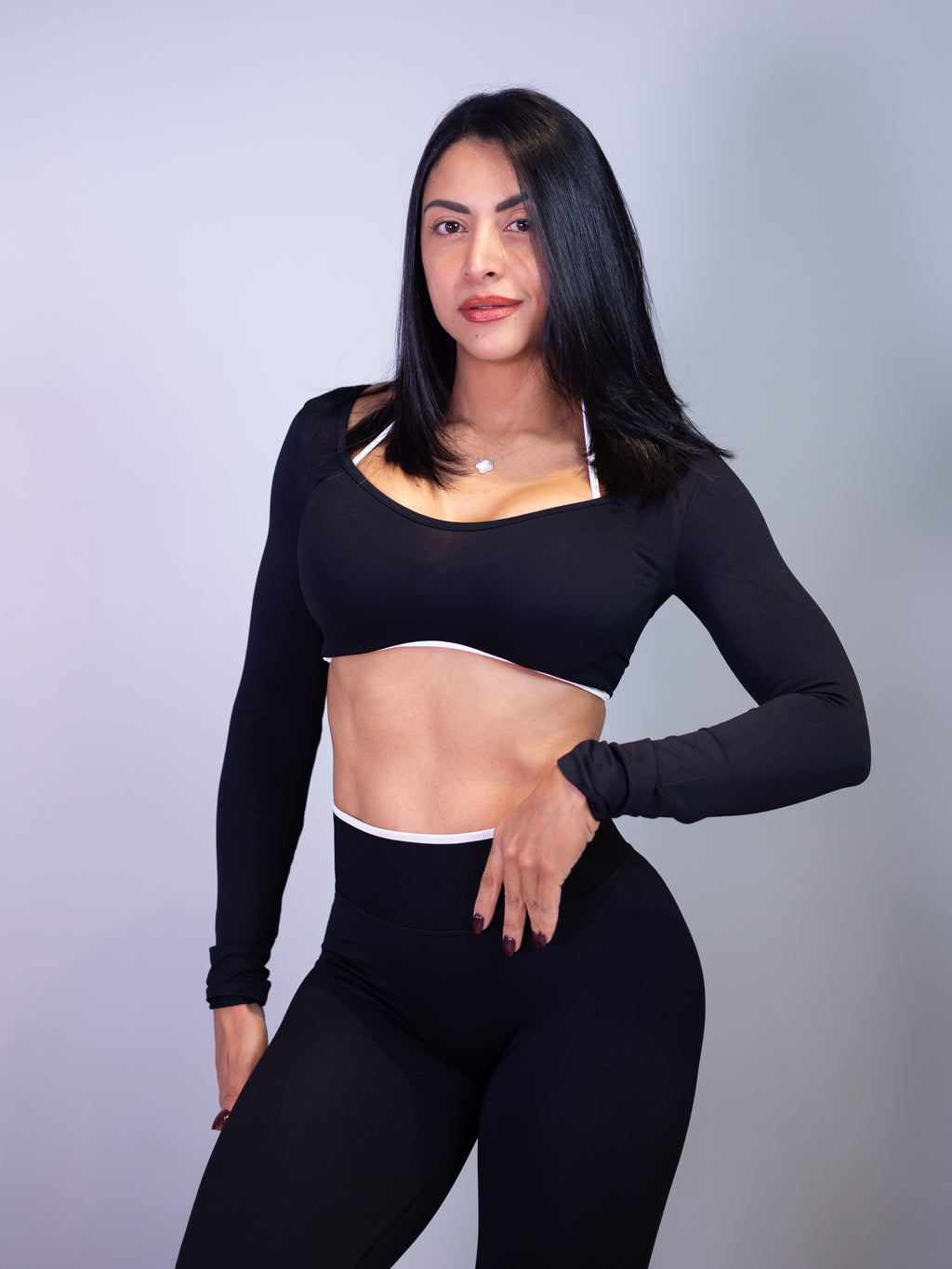 Refine Long Sleeve in Black