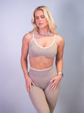Refine Sports Bra in Mocha