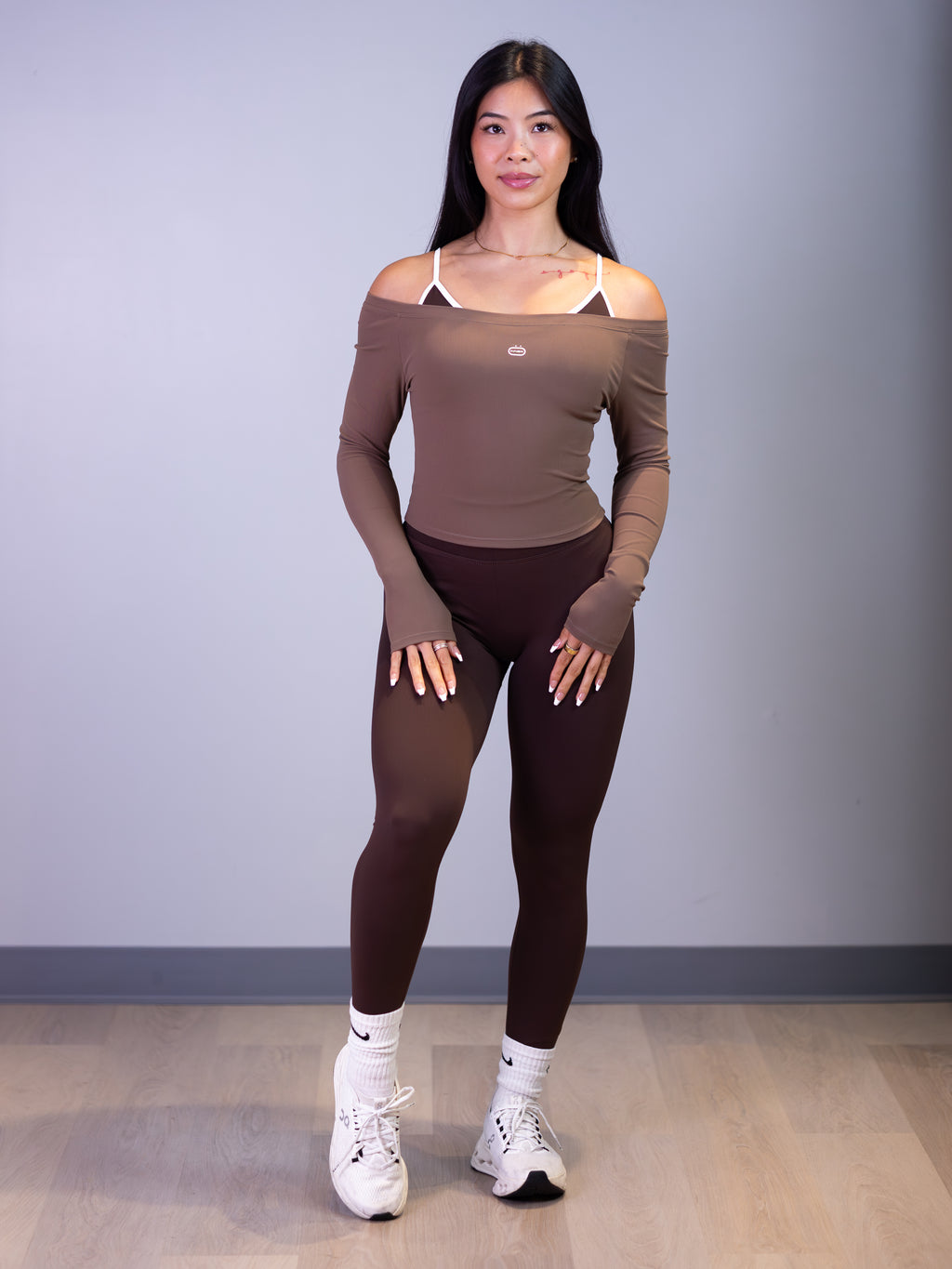 Off-Shoulder Cover in Espresso