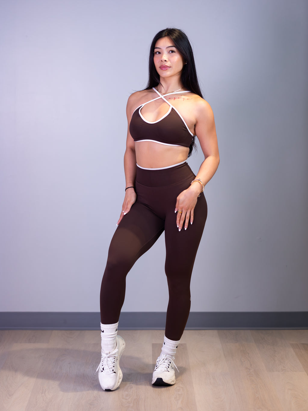 Refine Sports Bra in Espresso