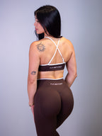 Refine Sports Bra in Espresso