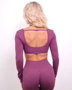 Refine Long Sleeve in Deep Purple