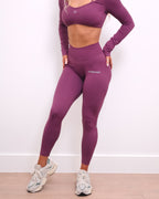 Refine Seamless Leggings in Deep Purple