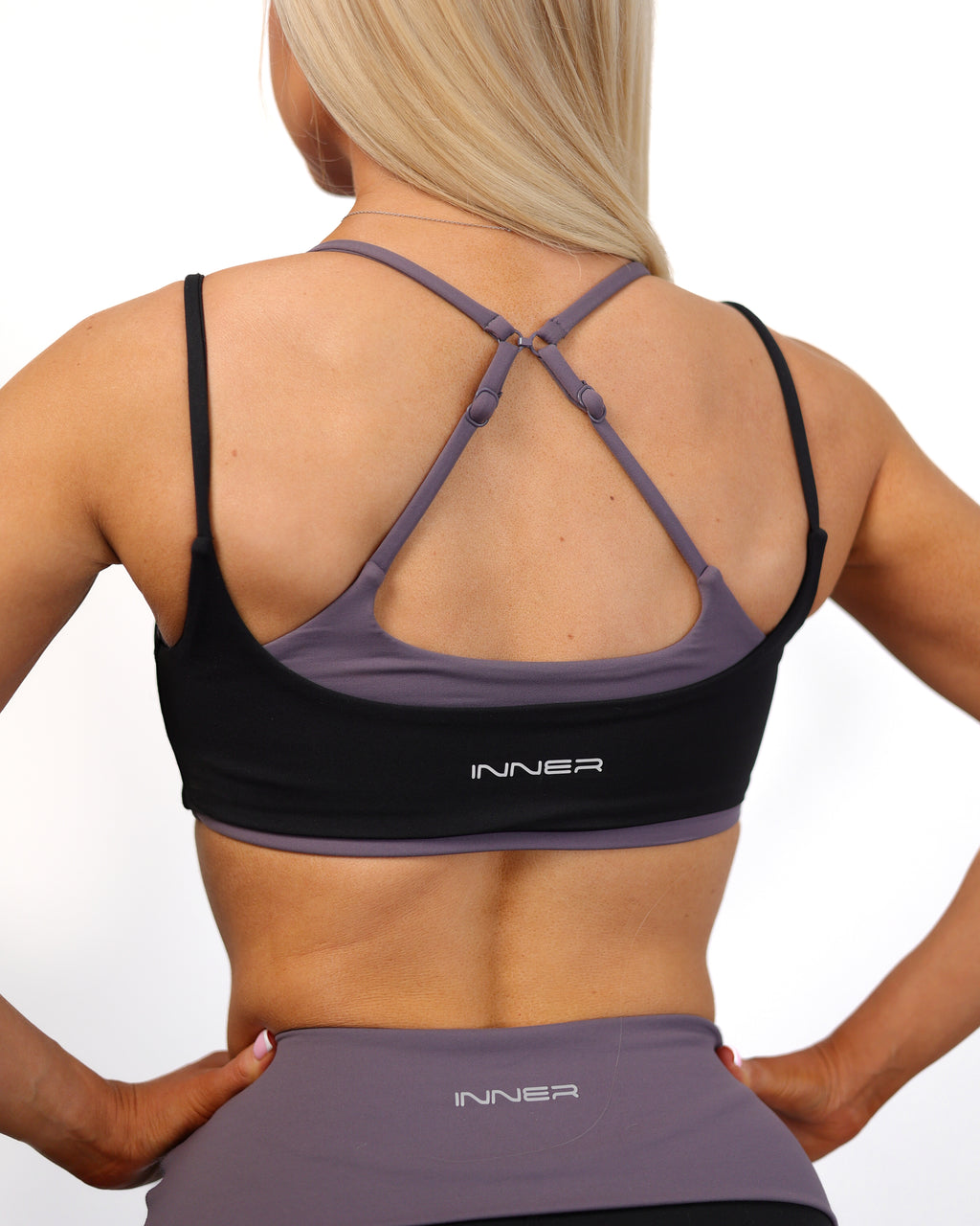 Layered Multi-Way Sports Bra in Midnight Heat