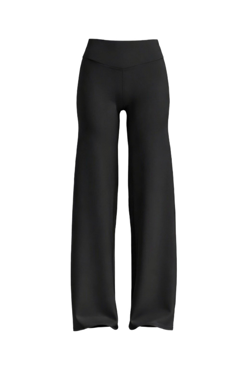 Non scrunch wide leg in black